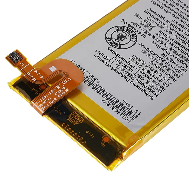 For Lenovo Yoga Tab 3 Pro 3.8V 4000mAh Li-ion Polymer Battery Replacement Part (Encode: L15D1P31)