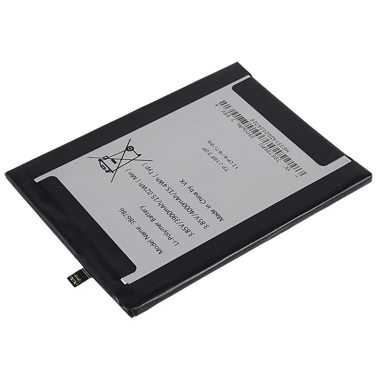 For Wiko View3 Pro / Y80 / Y51 3.85V 3900mAh Li-Polymer Battery Replacement Part (Encode: 386786) (without Logo)