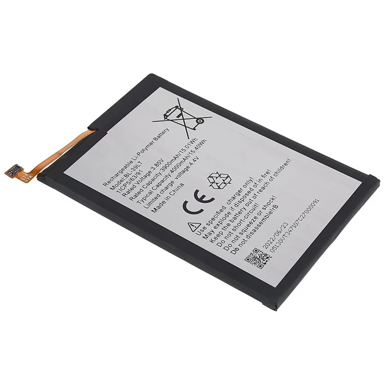 Per Tecno Camon 12 4G / Spark 4 Batteria Li-Polymer da 3,85V 3900mAh (Codice: BL-39LT) (senza logo)
