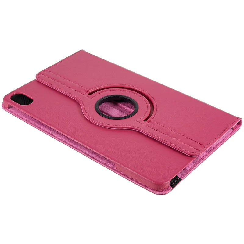 For Honor Pad 8 Drop-proof Anti-shock Leather Tablet Case 360-degree Rotating Protective Cover with Stand - Rose