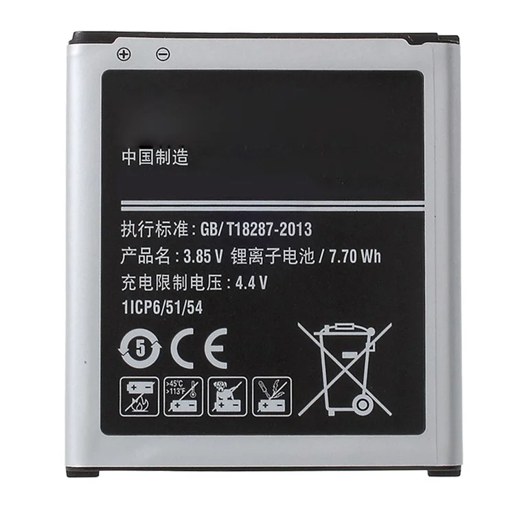 For Samsung Galaxy Core Prime SM-G360 3.85V 2000mAh Li-ion Polymer Battery Phone Replacement Part (Encode: EB-BG360CBC) (without Logo)