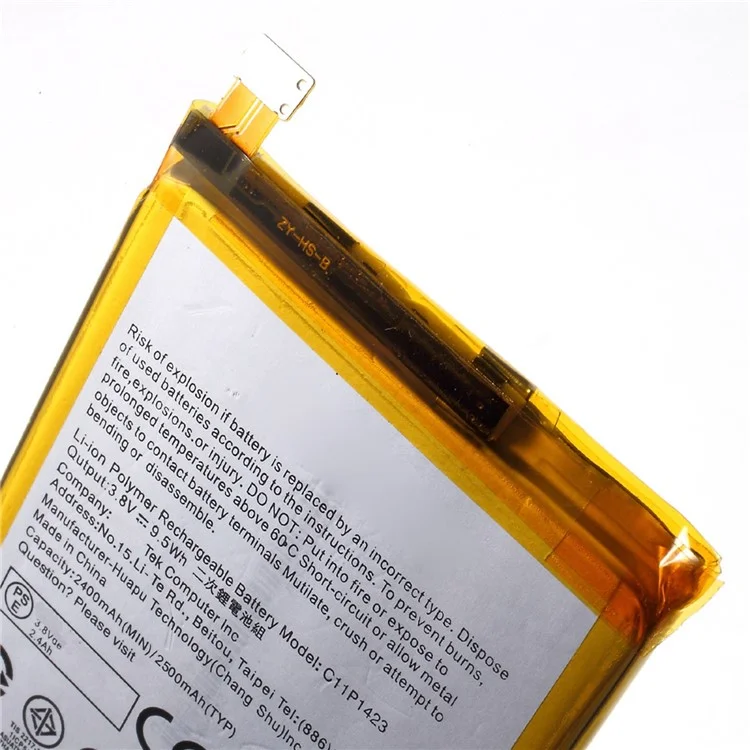 For Asus Zenfone 2 ZE500CL 4G 3.80V 2400mAh Li-ion Polymer Battery (Encode: C11P1423) (without Logo)
