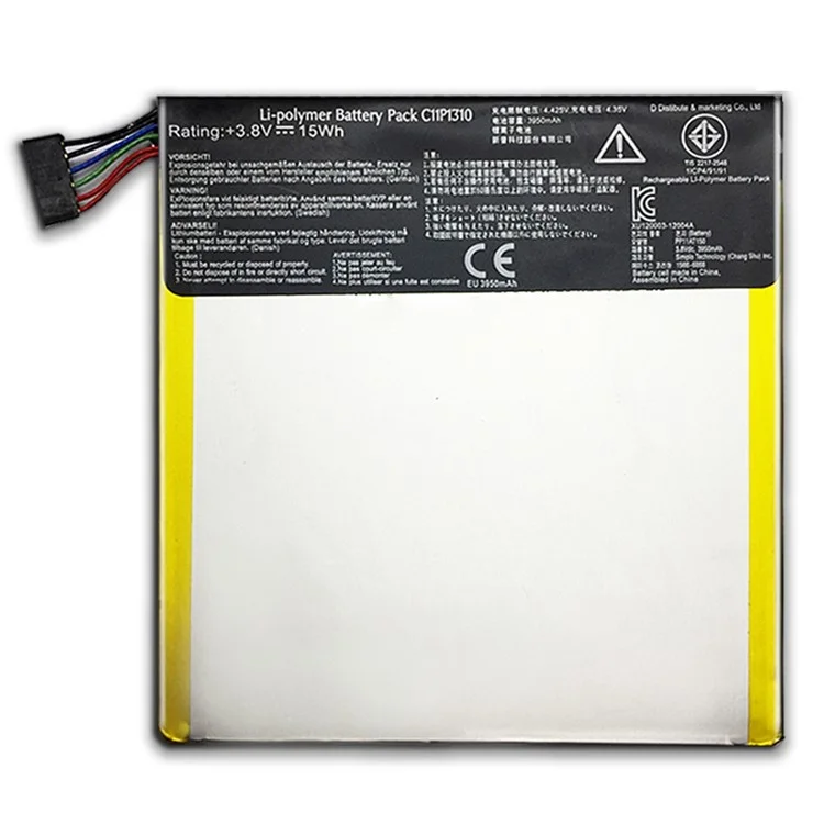 For ASUS Fonepad 7 ME372CG 3.85V 3950mAh Li-ion Polymer Battery (Encode: C11P1310) (without Logo)