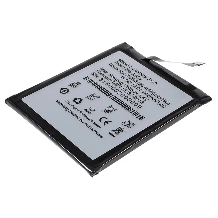 For BQ Aquaris M5 5.0-inch 3.85V 3030mAh Li-ion Polymer Battery Replacement Part (without Logo)