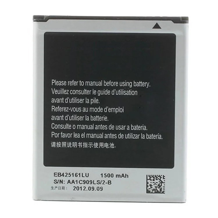 For Samsung Galaxy S III mini I8190 3.80V 1500mAh Rechargeable Li-ion Battery (Encode: EB425161LU) (without Logo)