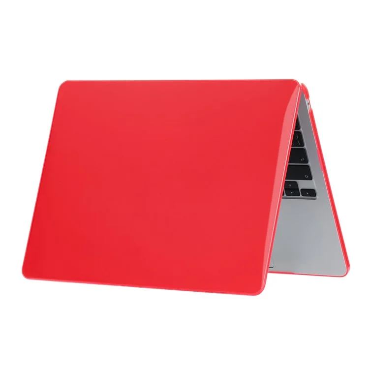 For MacBook Air 13 inch (2022) A2681 / (2024) A3113 M3 Hard PC Laptop Case Anti-scratch Notebook Sleeve Protective Cover - Red