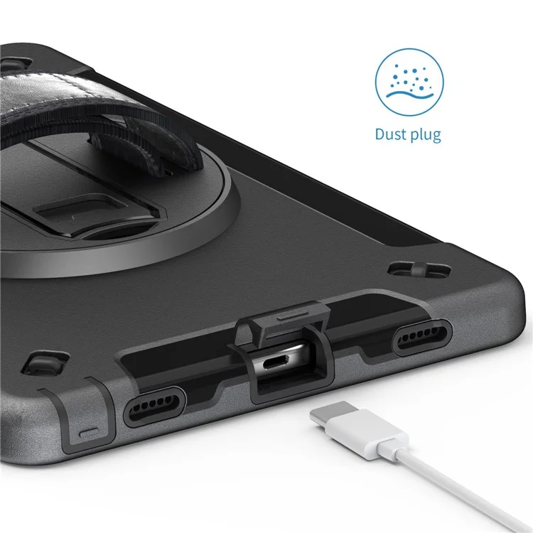 Pour Lenovo Tab M10 Plus (Gen 3) Boucotte à Main de la Tablette de Choc à la Main PC + TPU Couvercle Avec Bandoulière