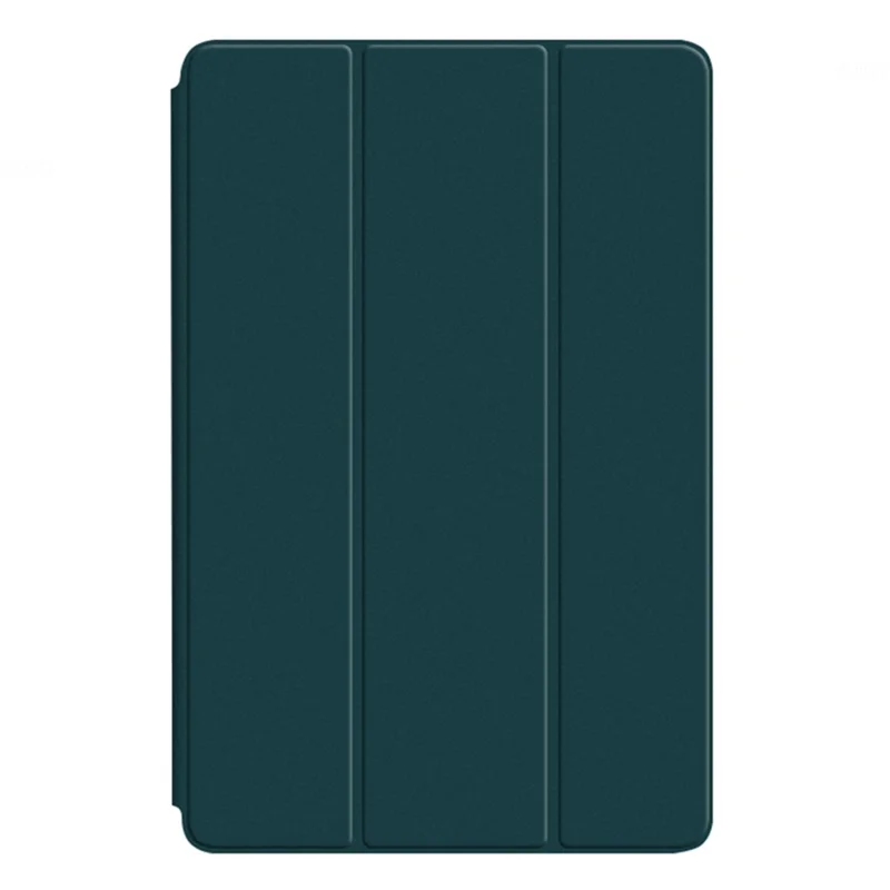For Huawei MatePad Pro 11 (2022) Folio Flip Anti-fall Protective Cover TPU+PU Leather Skin-touch Tablet Case with Three-fold Stand - Green