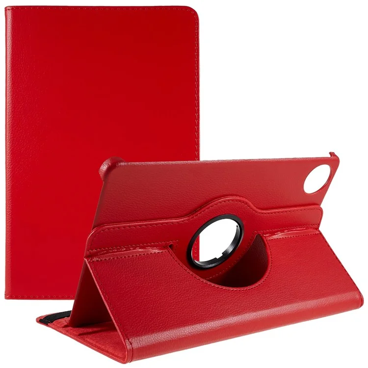 Per Huawei Matepad 11 (2021) Custodia in Pelle Anti-scratch Custodia a 360 Gradi Guscio di Protezione Anti-astina Rotante Con Supporto - Rosso