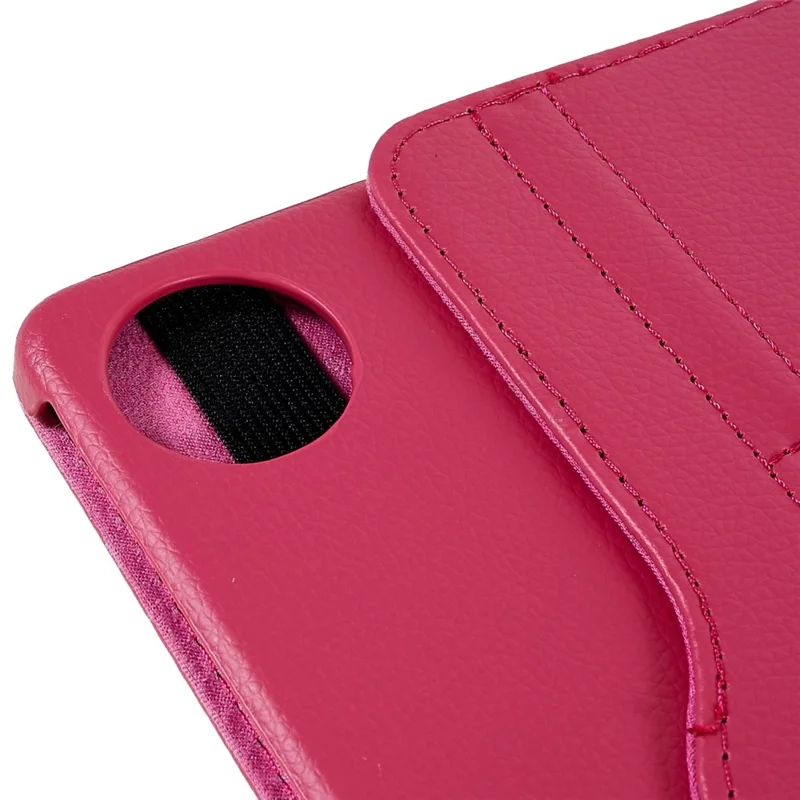 For Huawei MatePad 11 (2021) Anti-scratch Leather Tablet Case 360-degree Rotating Anti-wear Protective Shell with Stand - Rose
