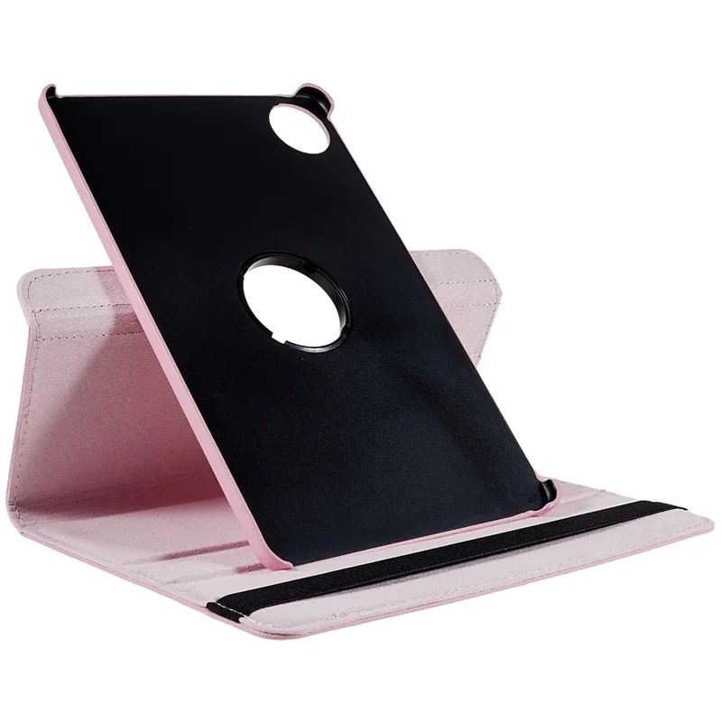 For Huawei MatePad 11 (2021) Anti-scratch Leather Tablet Case 360-degree Rotating Anti-wear Protective Shell with Stand - Pink