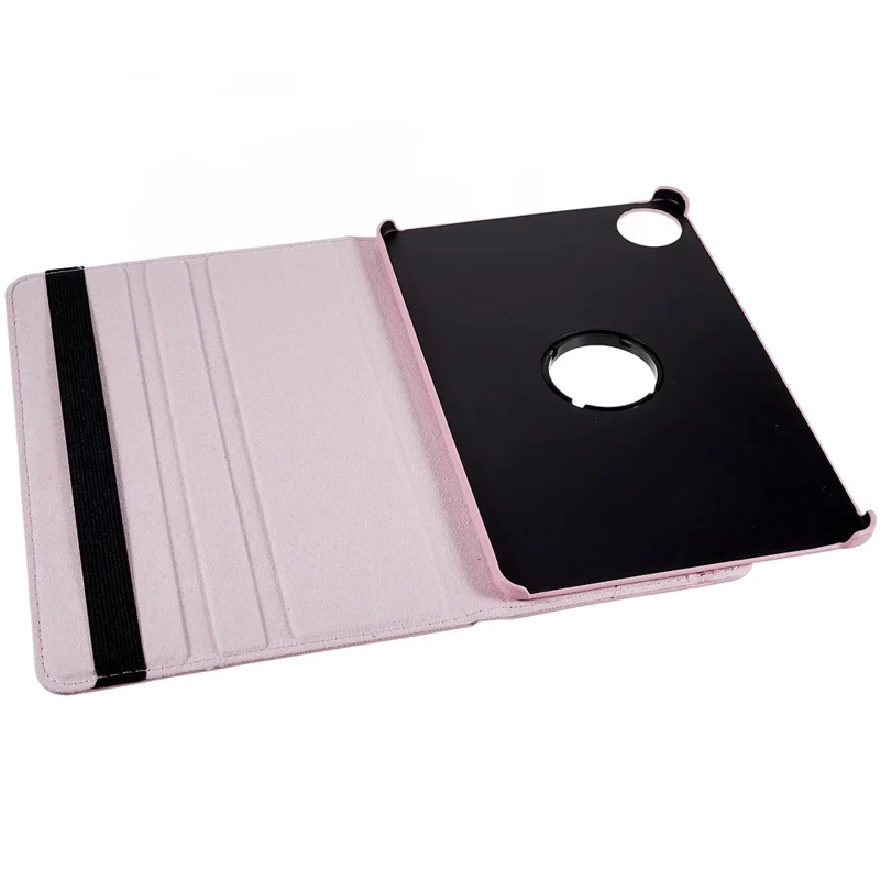 For Huawei MatePad 11 (2021) Anti-scratch Leather Tablet Case 360-degree Rotating Anti-wear Protective Shell with Stand - Pink