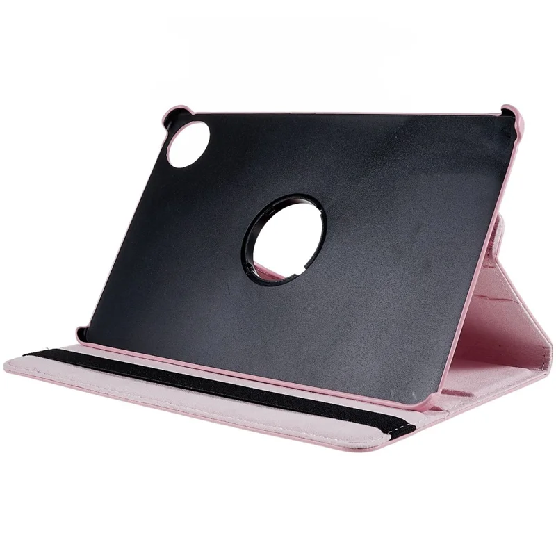 For Huawei MatePad 11 (2021) Anti-scratch Leather Tablet Case 360-degree Rotating Anti-wear Protective Shell with Stand - Pink
