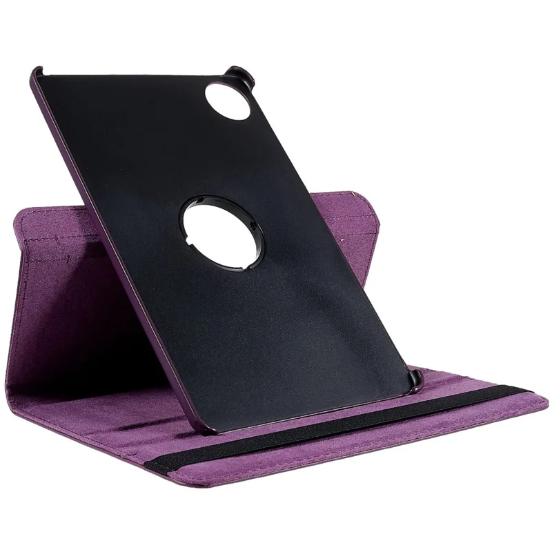 For Huawei MatePad 11 (2021) Anti-scratch Leather Tablet Case 360-degree Rotating Anti-wear Protective Shell with Stand - Purple