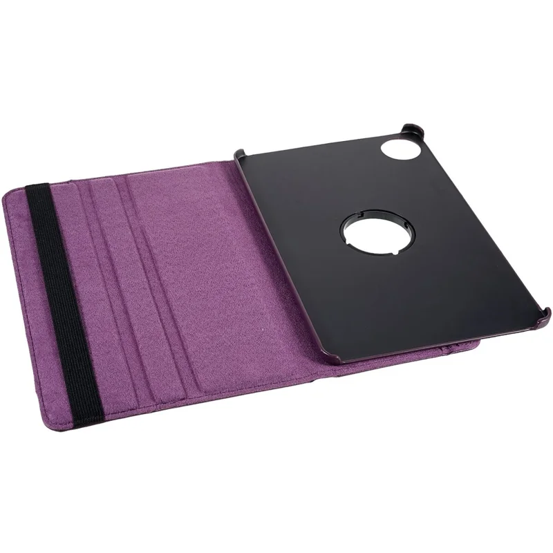 For Huawei MatePad 11 (2021) Anti-scratch Leather Tablet Case 360-degree Rotating Anti-wear Protective Shell with Stand - Purple