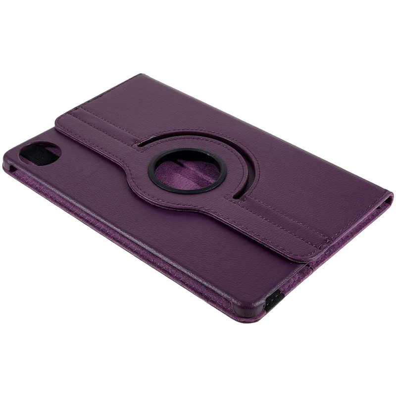 For Huawei MatePad 11 (2021) Anti-scratch Leather Tablet Case 360-degree Rotating Anti-wear Protective Shell with Stand - Purple