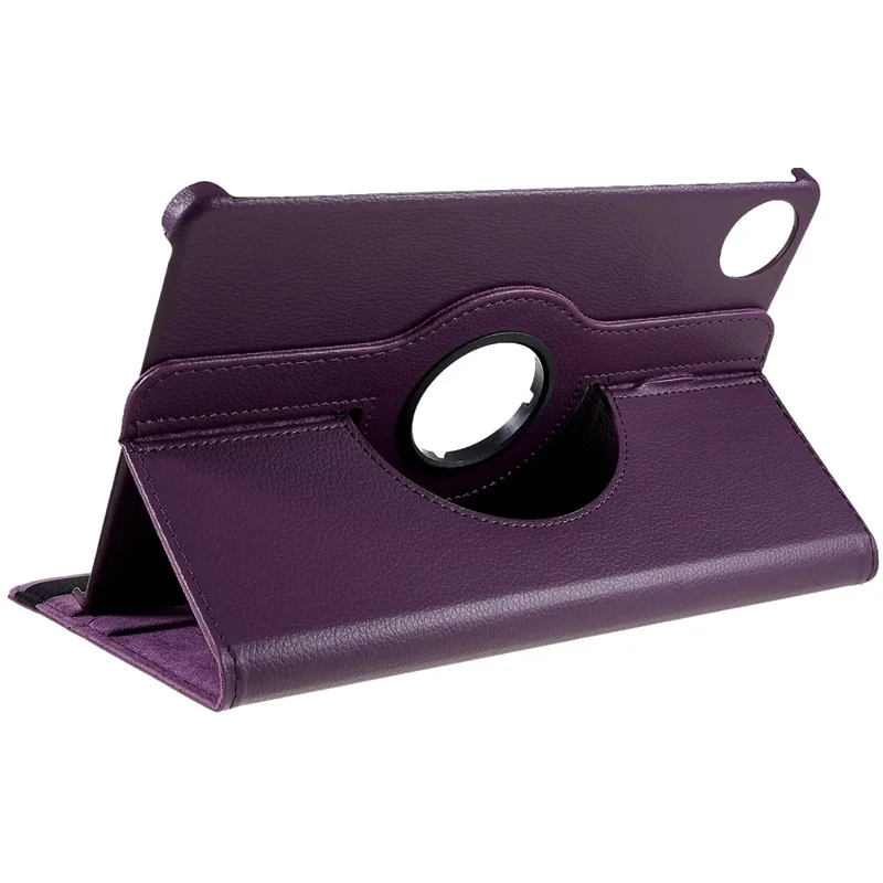 For Huawei MatePad 11 (2021) Anti-scratch Leather Tablet Case 360-degree Rotating Anti-wear Protective Shell with Stand - Purple