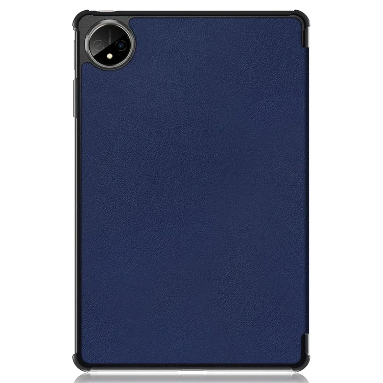 Per Huawei Matepad Pro 11 (2022) Custodia Protettiva PU Leather Cover Follio Cover Flip Cover Tri-fold State Tablet Protector Con Auto Wake / Dormire - Blu Scuro