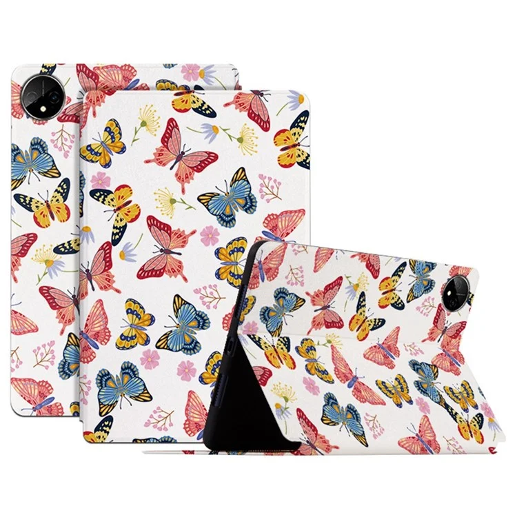 Étui à L'épreuve Des Chocs Pour Huawei Matepad Pro 11 (2022) Couverture de Comprimé Anti-délai de Flip de Flip Protecteur Avec Support - Papillon Coloré