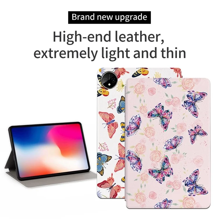 Étui à L'épreuve Des Chocs Pour Huawei Matepad Pro 11 (2022) Couverture de Comprimé Anti-délai de Flip de Flip Protecteur Avec Support - Papillon Coloré
