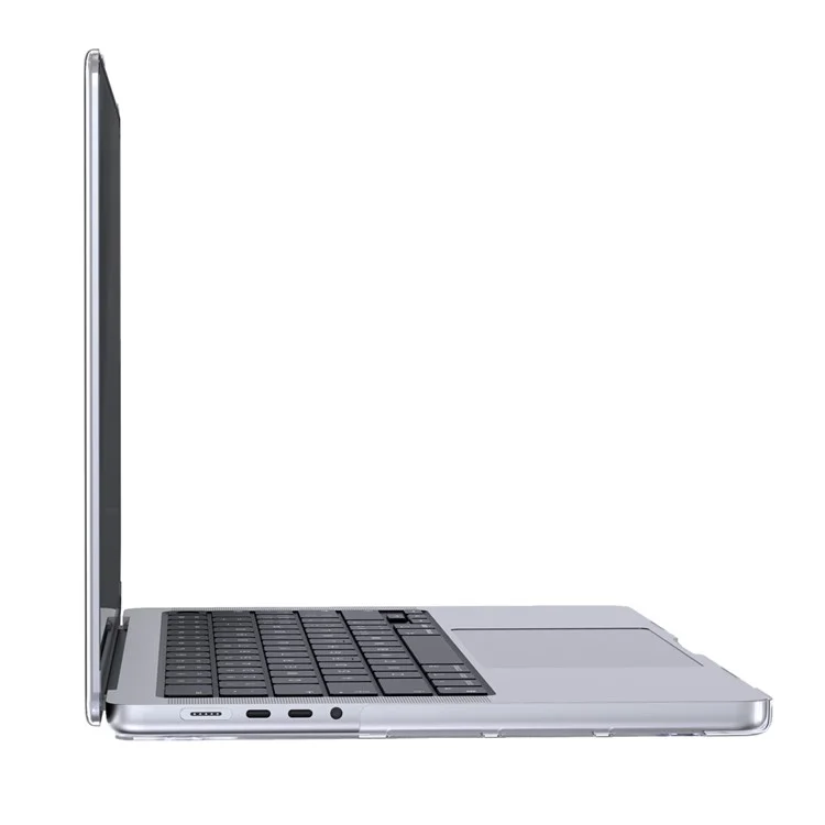 LENTION For MacBook Pro 16 inch (2024) (2023) (2021) Laptop Plastic Case Front and Back Transparent Protective Notebook Cover