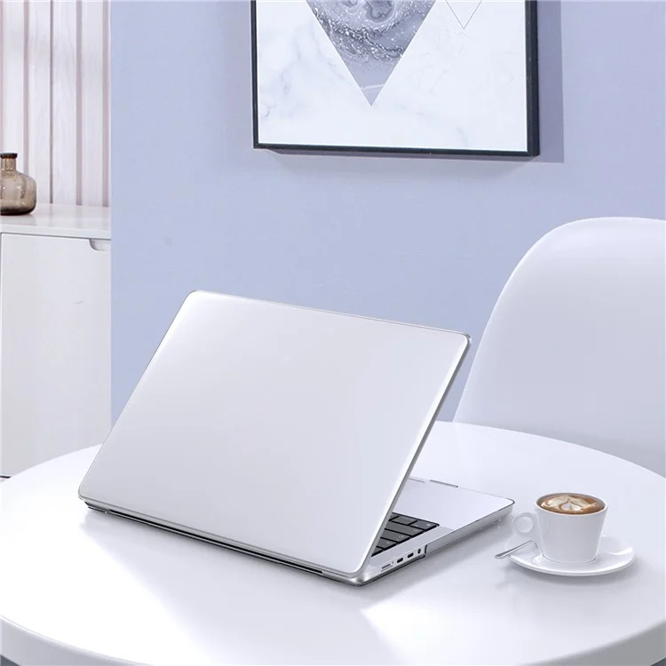 LENTION For MacBook Pro 16 inch (2024) (2023) (2021) Laptop Plastic Case Front and Back Transparent Protective Notebook Cover