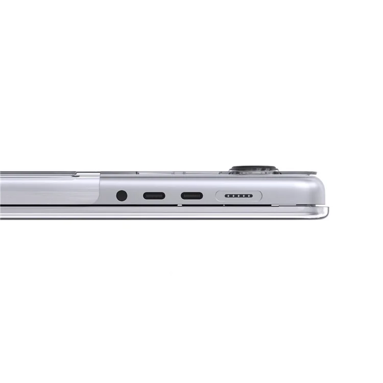 LENTION For MacBook Pro 16 inch (2024) (2023) (2021) Laptop Plastic Case Front and Back Transparent Protective Notebook Cover