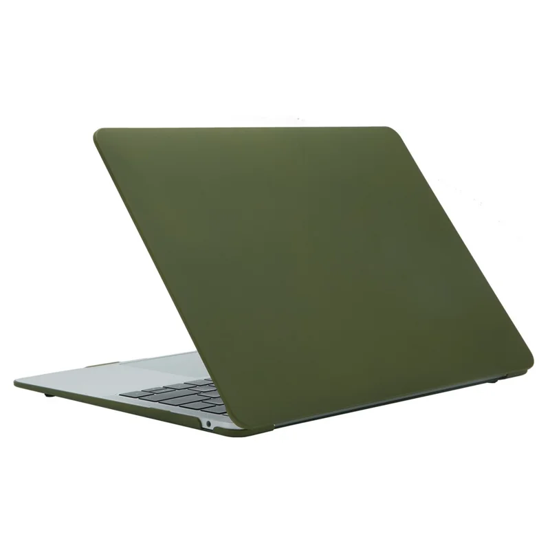 For MacBook Air 13 inch (2026) A3449 / (2025) A3240 / (2024) A3113 / (2022) A2681 Laptop Case Dust-Proof Hard PC Protective Notebook Cover - Avocado Green