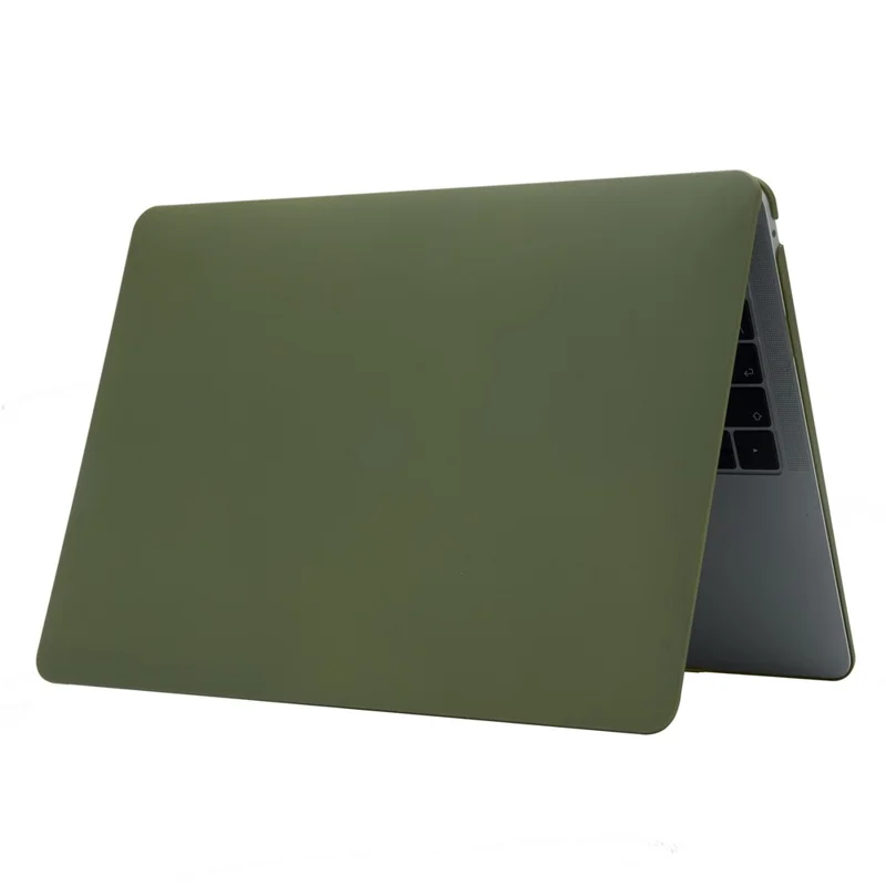 For MacBook Air 13 inch (2026) A3449 / (2025) A3240 / (2024) A3113 / (2022) A2681 Laptop Case Dust-Proof Hard PC Protective Notebook Cover - Avocado Green