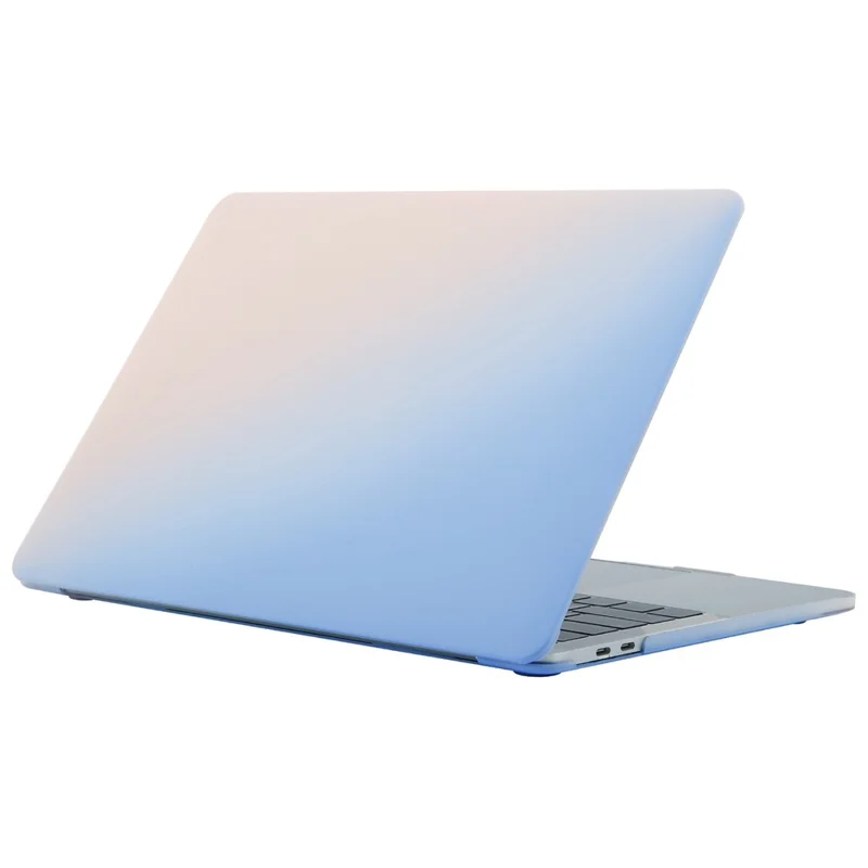 Funda para MacBook Air de 13 pulgadas (2025) / (2024) A3113 M3 / (2022) A2681, carcasa rígida de policarbonato protectora contra el polvo - Rosa azul degradado