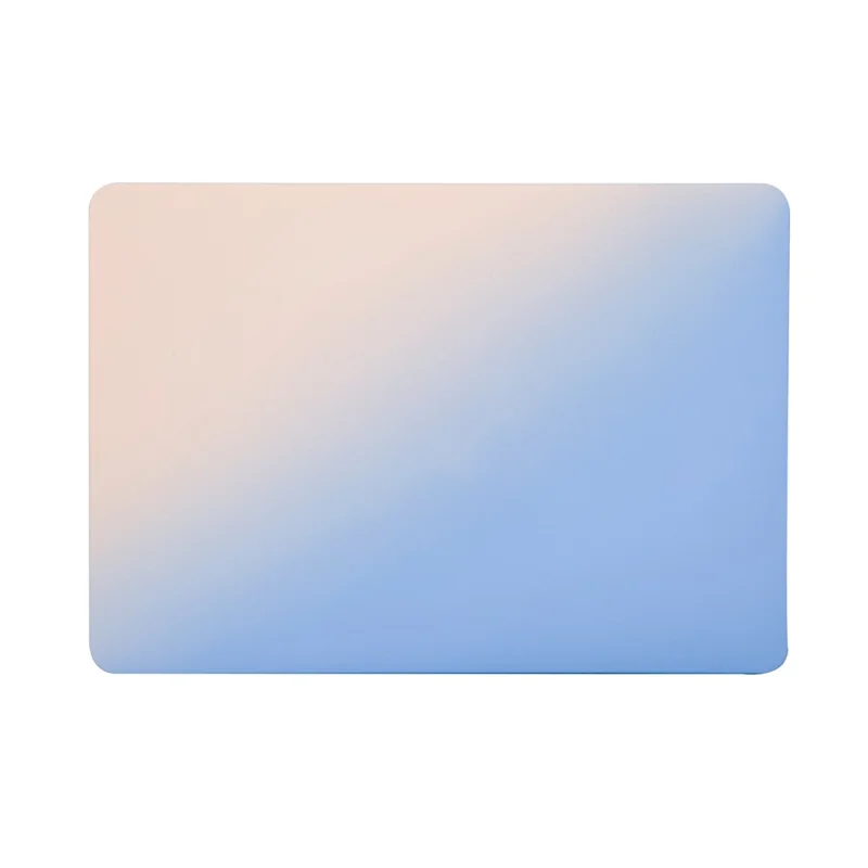 Funda para MacBook Air de 13 pulgadas (2025) / (2024) A3113 M3 / (2022) A2681, carcasa rígida de policarbonato protectora contra el polvo - Rosa azul degradado