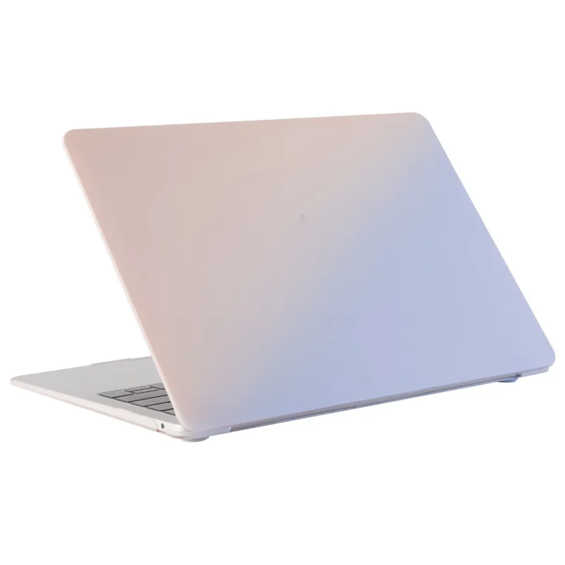 Funda para MacBook Air de 13 pulgadas (2025) / (2024) A3113 M3 / (2022) A2681, carcasa rígida de policarbonato protectora contra el polvo - Rosa azul degradado