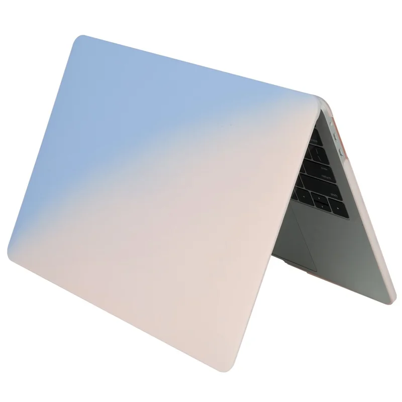 Funda para MacBook Air de 13 pulgadas (2025) / (2024) A3113 M3 / (2022) A2681, carcasa rígida de policarbonato protectora contra el polvo - Rosa azul degradado