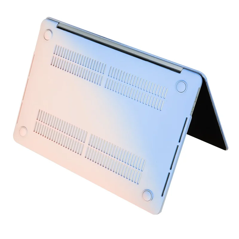 Funda para MacBook Air de 13 pulgadas (2025) / (2024) A3113 M3 / (2022) A2681, carcasa rígida de policarbonato protectora contra el polvo - Rosa azul degradado