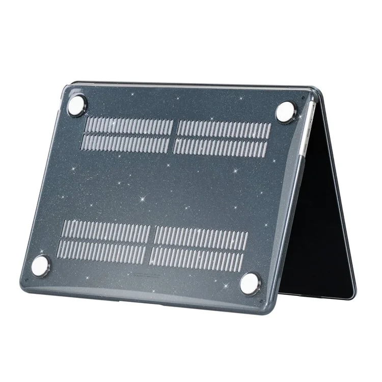 Schützende Hülle für MacBook Air 13 Zoll (2022) A2681 / (2024) A3113 M3 Harter PC mit vollständiger Abdeckung Sternenhimmel-Design Laptops Hartschale - Schwarz