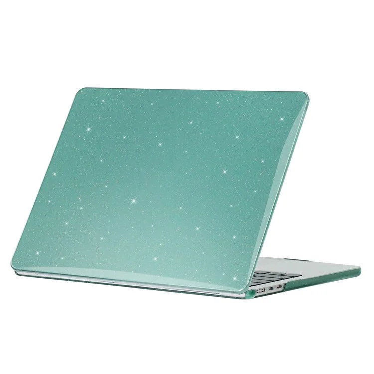 Caso de Proteção Para MacBook Air 13 Polegadas (2022) (A2681), PC Rígido PC de Cobertura Completa Laptops de Design de Céu Estrelado - Midnight Green
