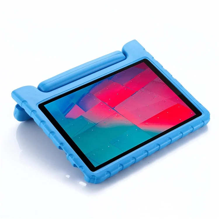 For Lenovo Tab M10 (Gen 3) TB-328FU / TB-328XU Handle Kickstand Protective Case Kids-Friendly EVA Shockproof Cover - Blue