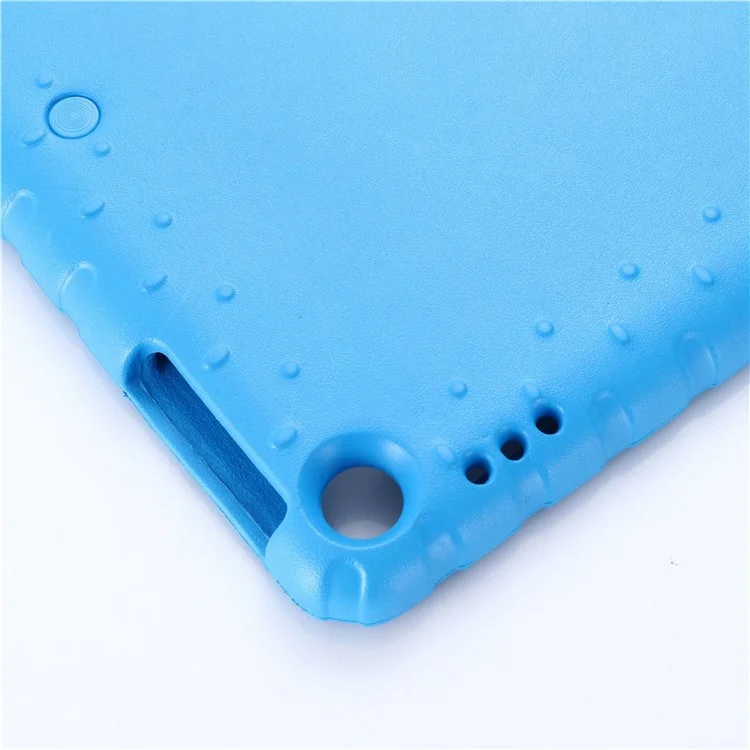 For Lenovo Tab M10 (Gen 3) TB-328FU / TB-328XU Handle Kickstand Protective Case Kids-Friendly EVA Shockproof Cover - Blue