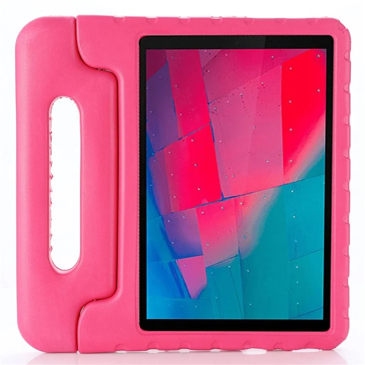 For Lenovo Tab M10 (Gen 3) TB-328FU / TB-328XU Handle Kickstand Protective Case Kids-Friendly EVA Shockproof Cover - Rose