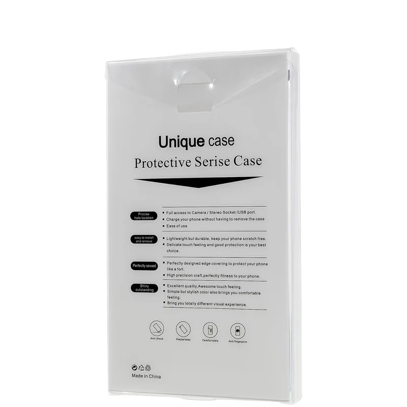 20Pcs  /  Pack Cell Phone Case Packaging Boxes for Under 6.7-inch Leather Case Portable Blister Shipping Boxes - B