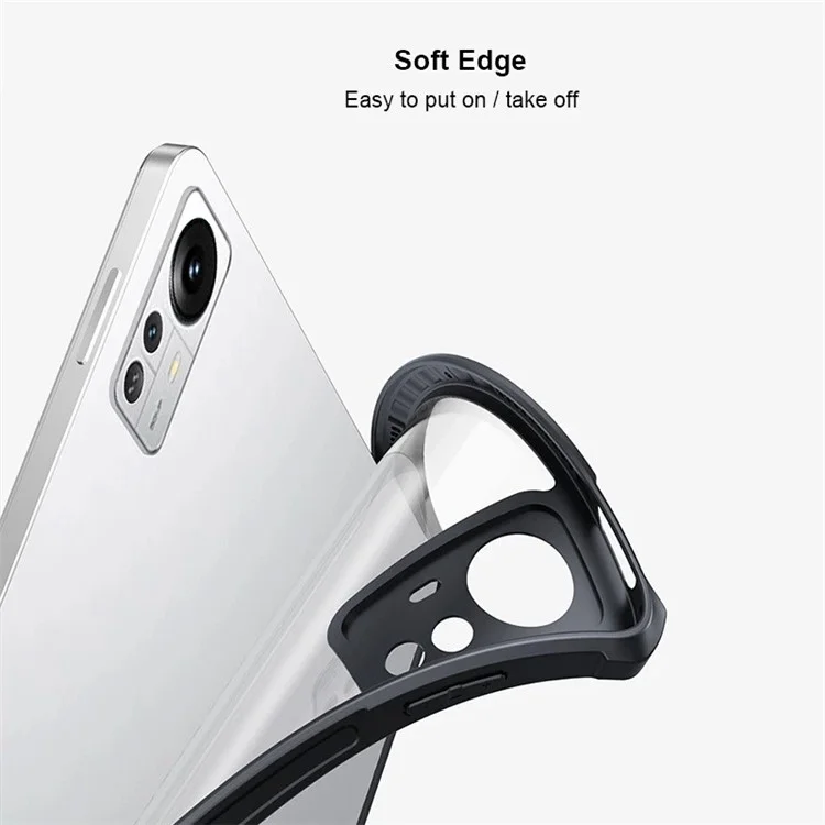 Custodia Antidrop Xundd Per Xiaomi Pad 5 Pro 12.4 (2022) Copertura a Prova di Shock TPU Acrilico Transparente Tablet Case
