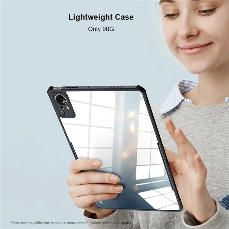 Custodia Antidrop Xundd Per Xiaomi Pad 5 Pro 12.4 (2022) Copertura a Prova di Shock TPU Acrilico Transparente Tablet Case