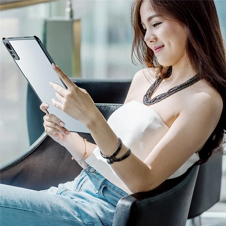 Custodia Antidrop Xundd Per Xiaomi Pad 5 Pro 12.4 (2022) Copertura a Prova di Shock TPU Acrilico Transparente Tablet Case