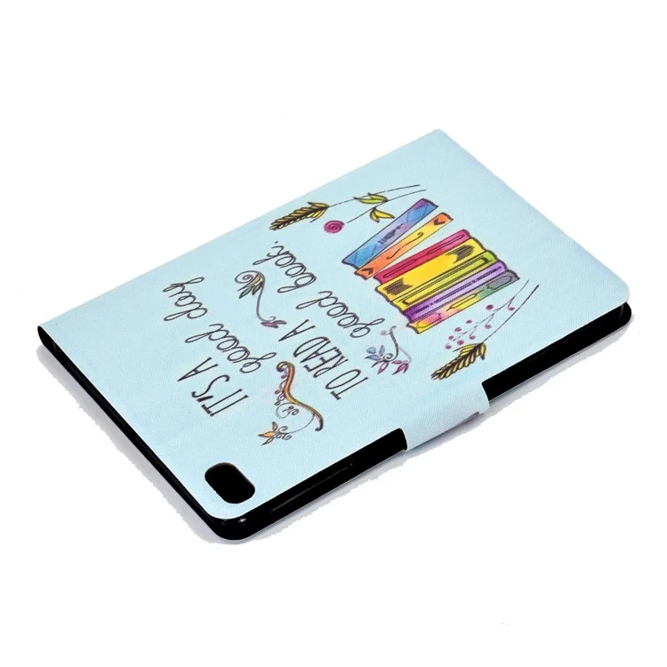 Para iPad Mini 1 / 2 / 3 / 4 / mini (2019) de 7.9 pulgadas Funda tipo libro con impresión de patrones, magnética, de piel sintética (PU), plegable, con soporte y ranuras para tarjetas - Libro colorido