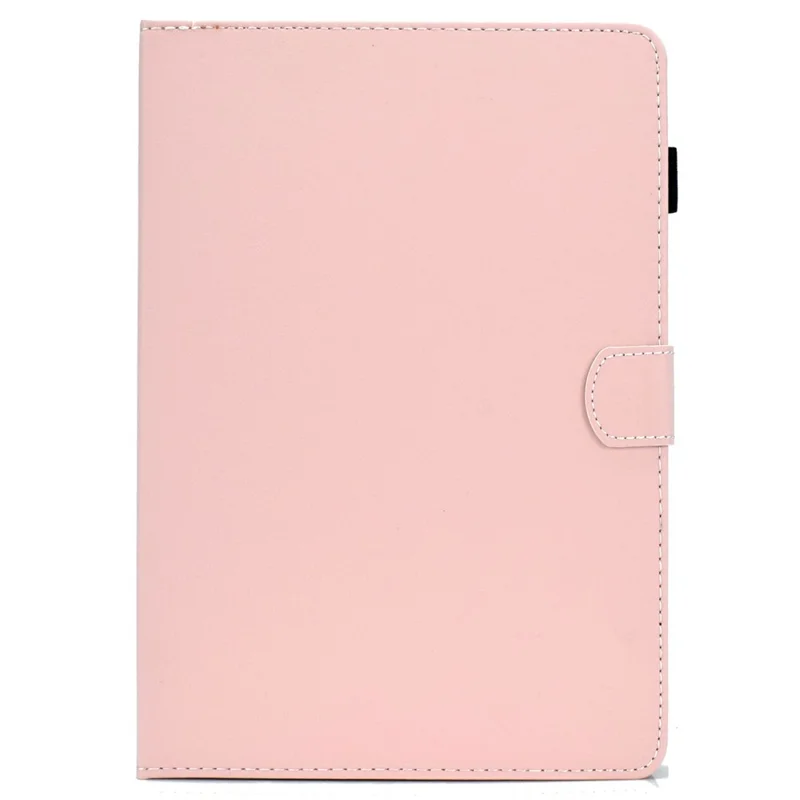 For Amazon Kindle Paperwhite 5 (2021) Solid Color Magnetic Clasp Stand Case PU Leather Shockproof Cover with Card Slots - Pink