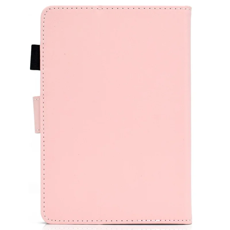 For Amazon Kindle Paperwhite 5 (2021) Solid Color Magnetic Clasp Stand Case PU Leather Shockproof Cover with Card Slots - Pink