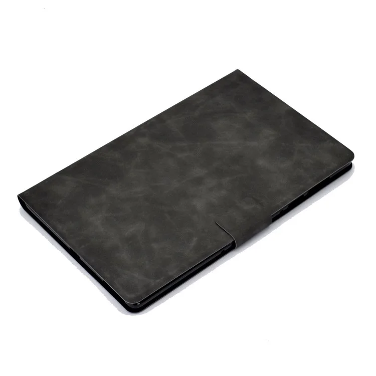Para Lenovo M10 FHD REL / M10 Plus X606F Funda de Cuero PU para Tablet Cubierta de color sólido Soporte Folio Magnético Estuche protector con ranuras para tarjetas - Gris