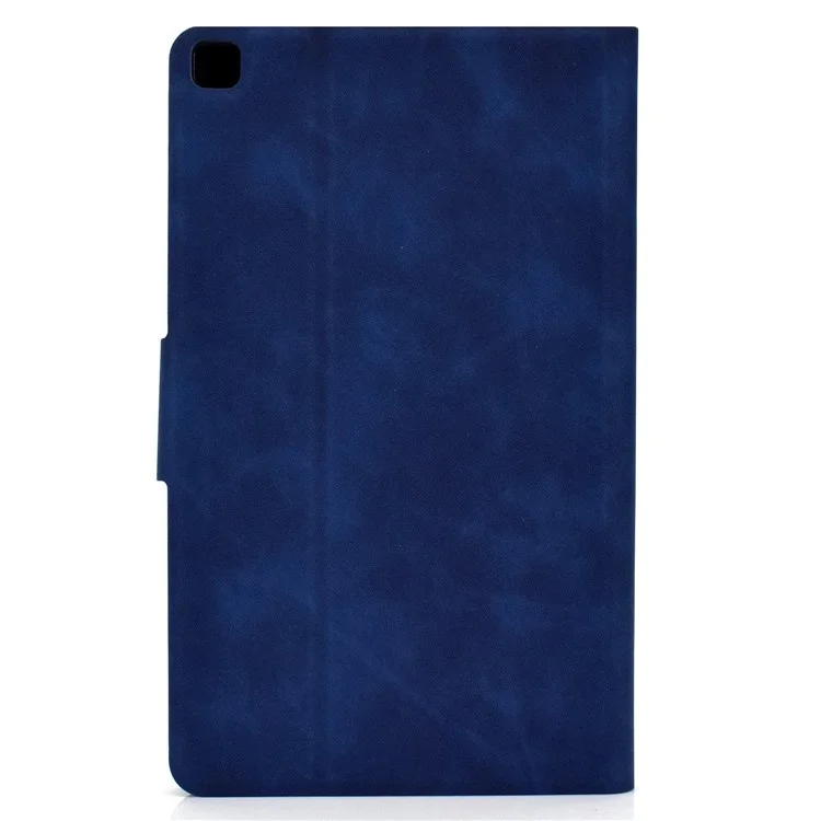 Para Samsung Galaxy Tab A 8.0 (2019) SM-T290 (Wi-Fi) / SM-T295 (LTE) Case de Tableta Anti-caza Textura PU PU Cuero Folio Soporte Con Soporte de Tarjeta - Azul