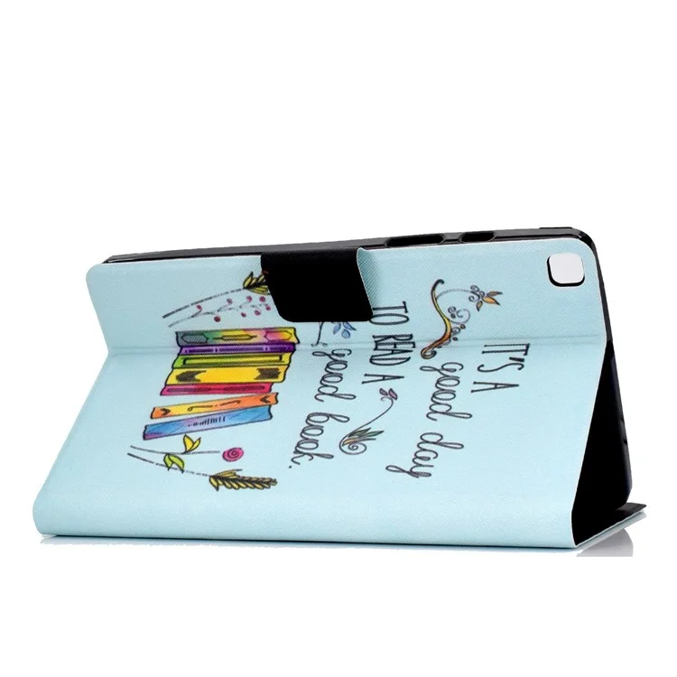 Pour Samsung Galaxy Tab A 8.0 (2019) SM-T290 (Wi-Fi) / SM-T295 (LTE) Modèle de Comprimés de Protection Magnétique Imprimés Avec Support Avec Support / Machines à Sous de Cartes - Livre Coloré