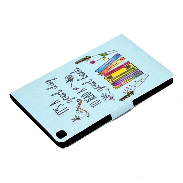 Pour Samsung Galaxy Tab A 8.0 (2019) SM-T290 (Wi-Fi) / SM-T295 (LTE) Modèle de Comprimés de Protection Magnétique Imprimés Avec Support Avec Support / Machines à Sous de Cartes - Livre Coloré